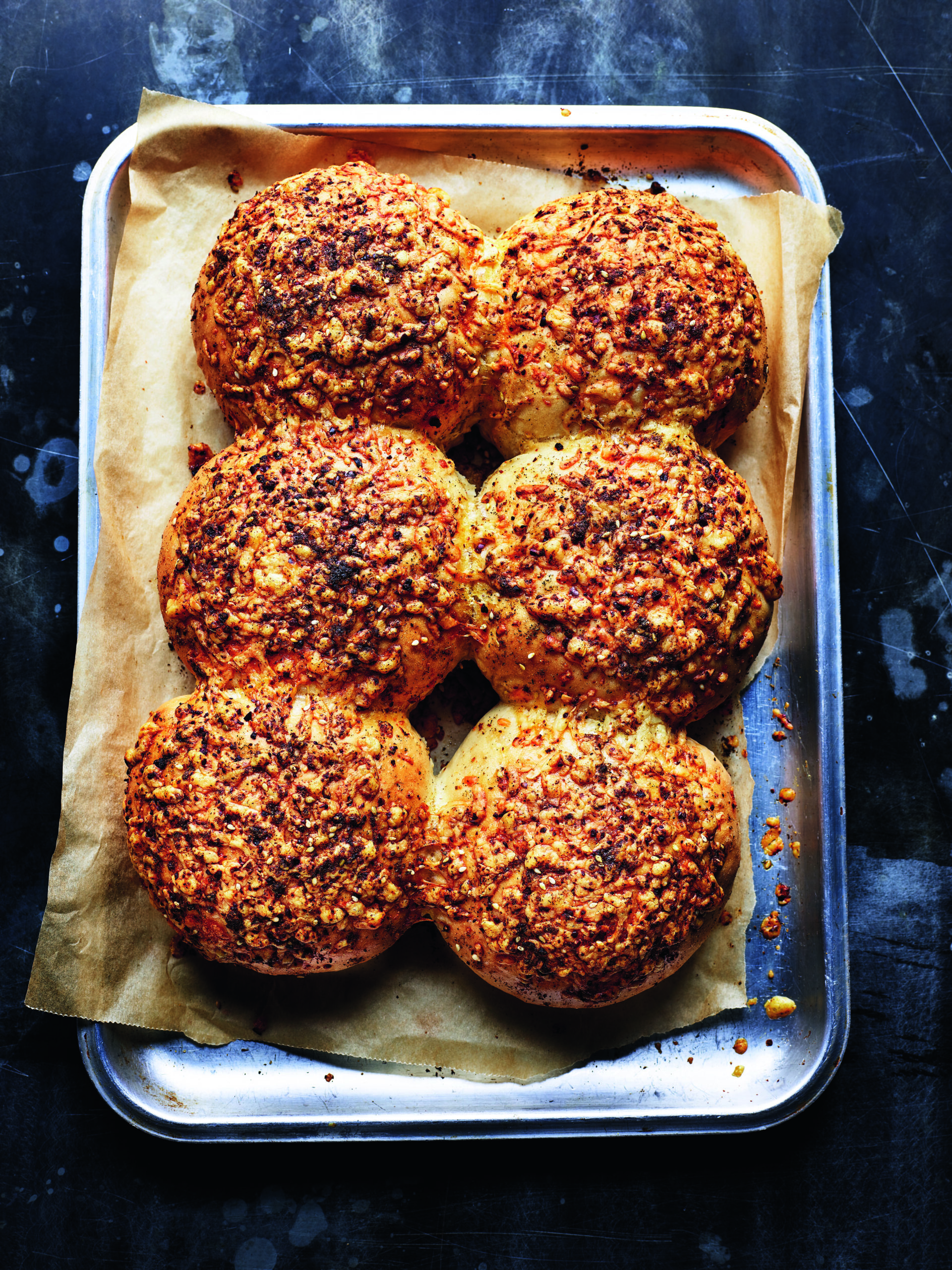 Cheddar & za’atar rolls - Zaytoun