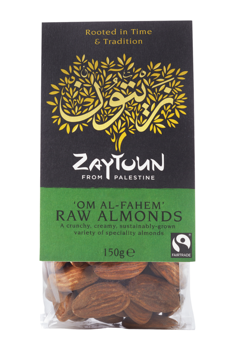 zaytoun fairtrade almonds