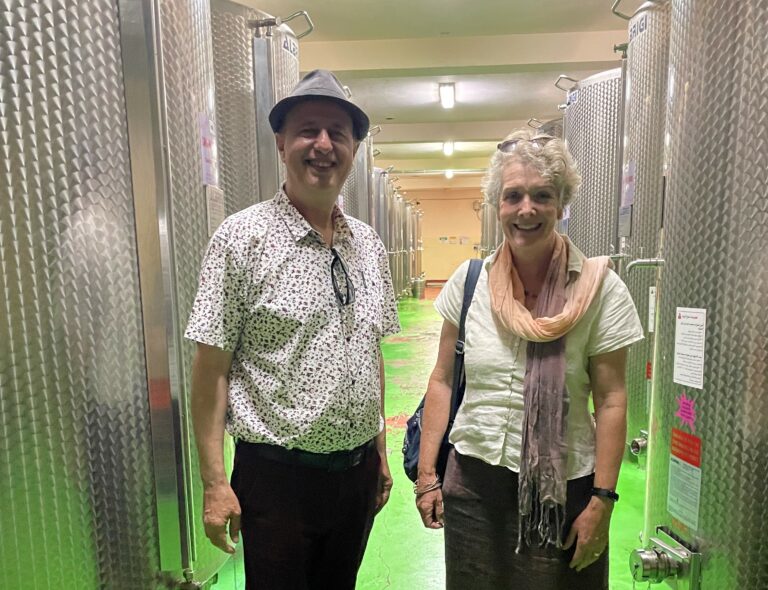 Nasser Abufarha at Canaan with Susan Ralphs